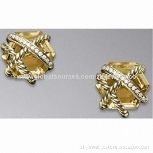 Stainless Steel Drop Earrings, Smooth, Shinny and Bright Polished